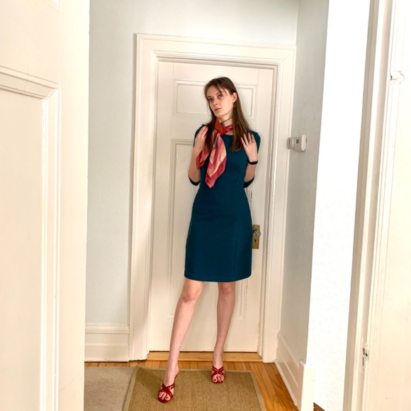 Boden teal dress - Picture 2 of 7